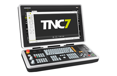 Prozessorientierte TNC7 Modernes CNC‑Steuerungssystem mit großem Display und Bedieneinheit